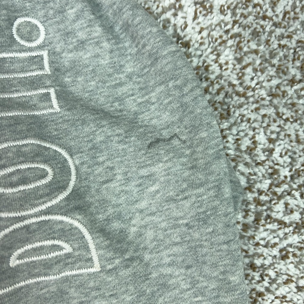 Nike Hoodie Mens XL Gray Pullover Sweatshirt Just Do It Logo Sportswear Sweater - Picture 3 of 11